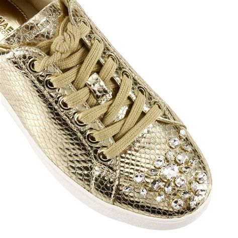 michael kors sneaker damen gold|Michael Kors gold heels.